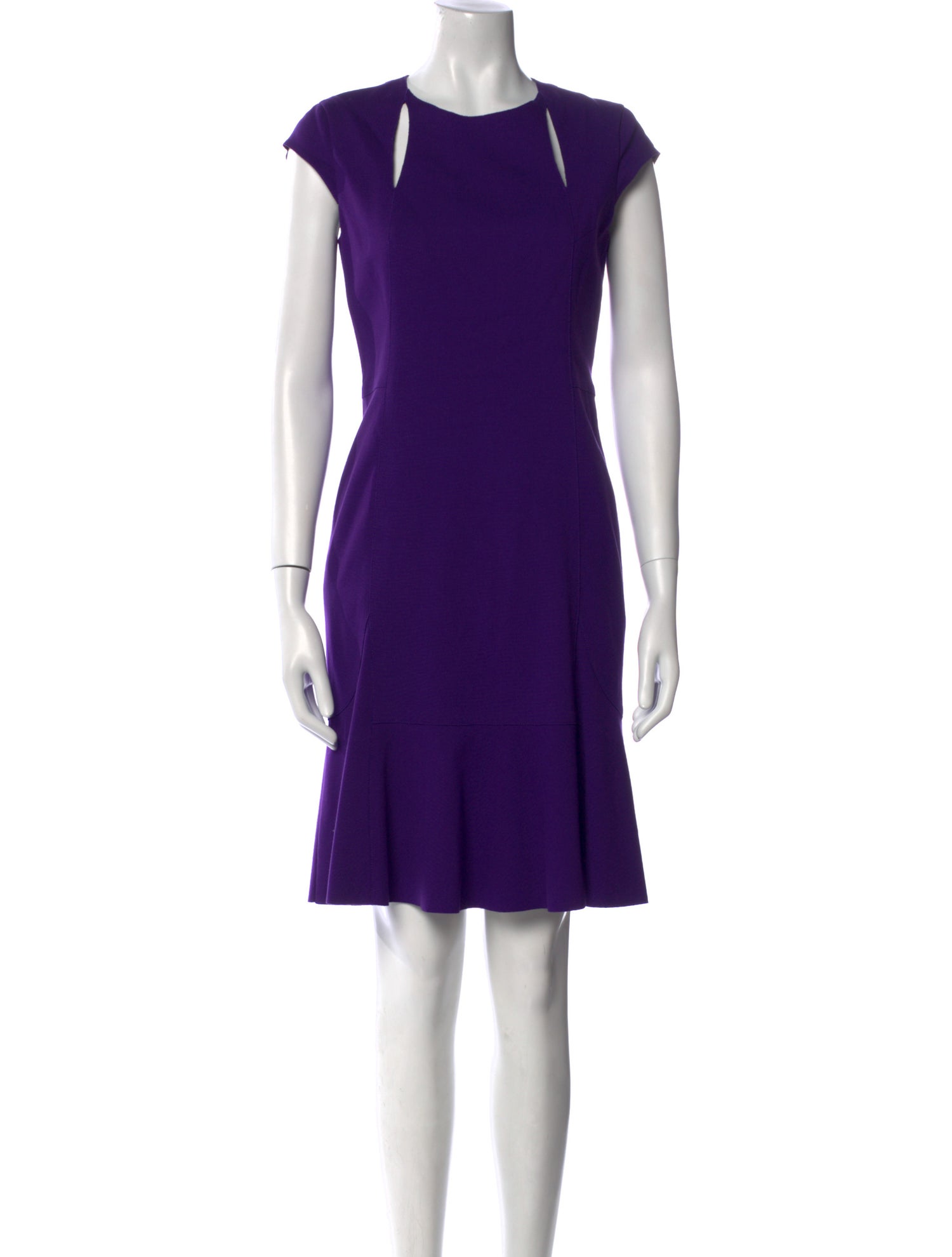Akris Punto Crew Neck Knee-Length Dress