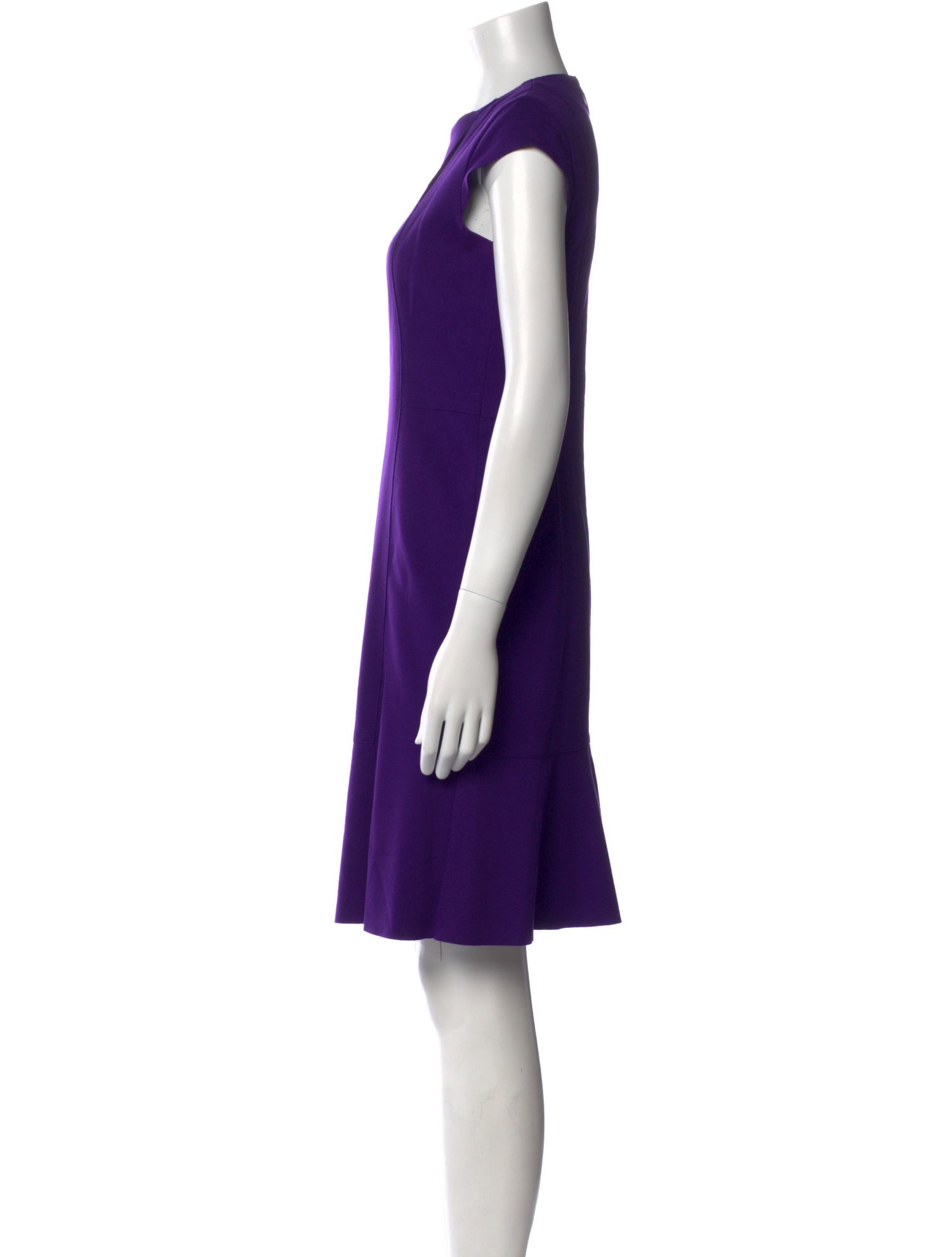 Akris Punto Crew Neck Knee-Length Dress