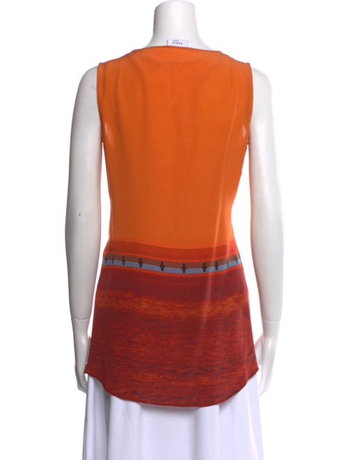 Akris Punto Silk Printed Top