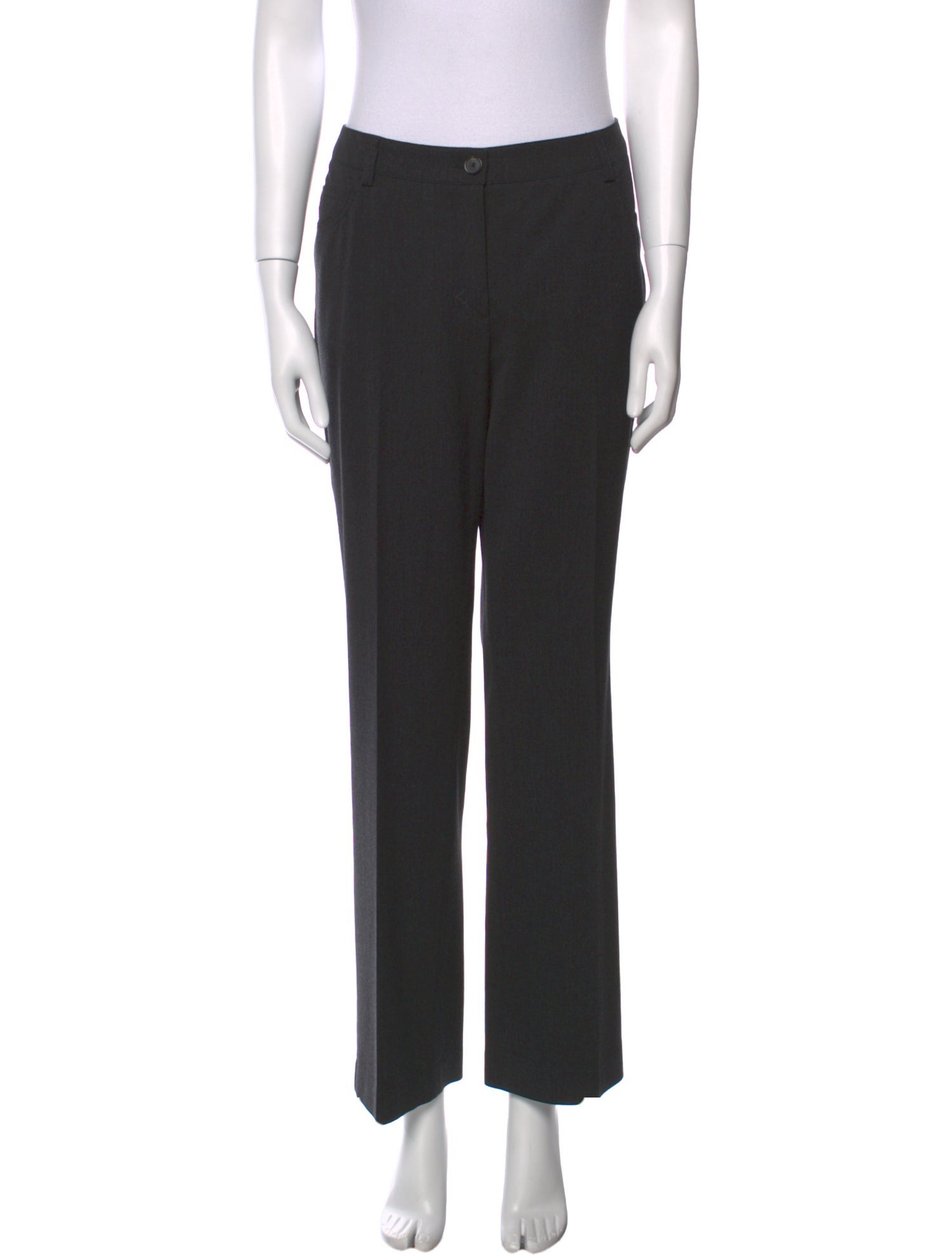 Akris Punto Wool Straight Leg Pants