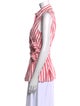 Akris Punto Striped Sleeveless Top
