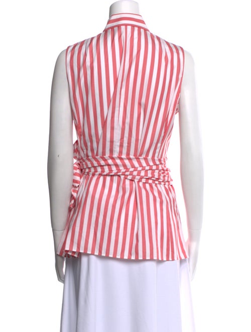 Akris Punto Striped Sleeveless Top