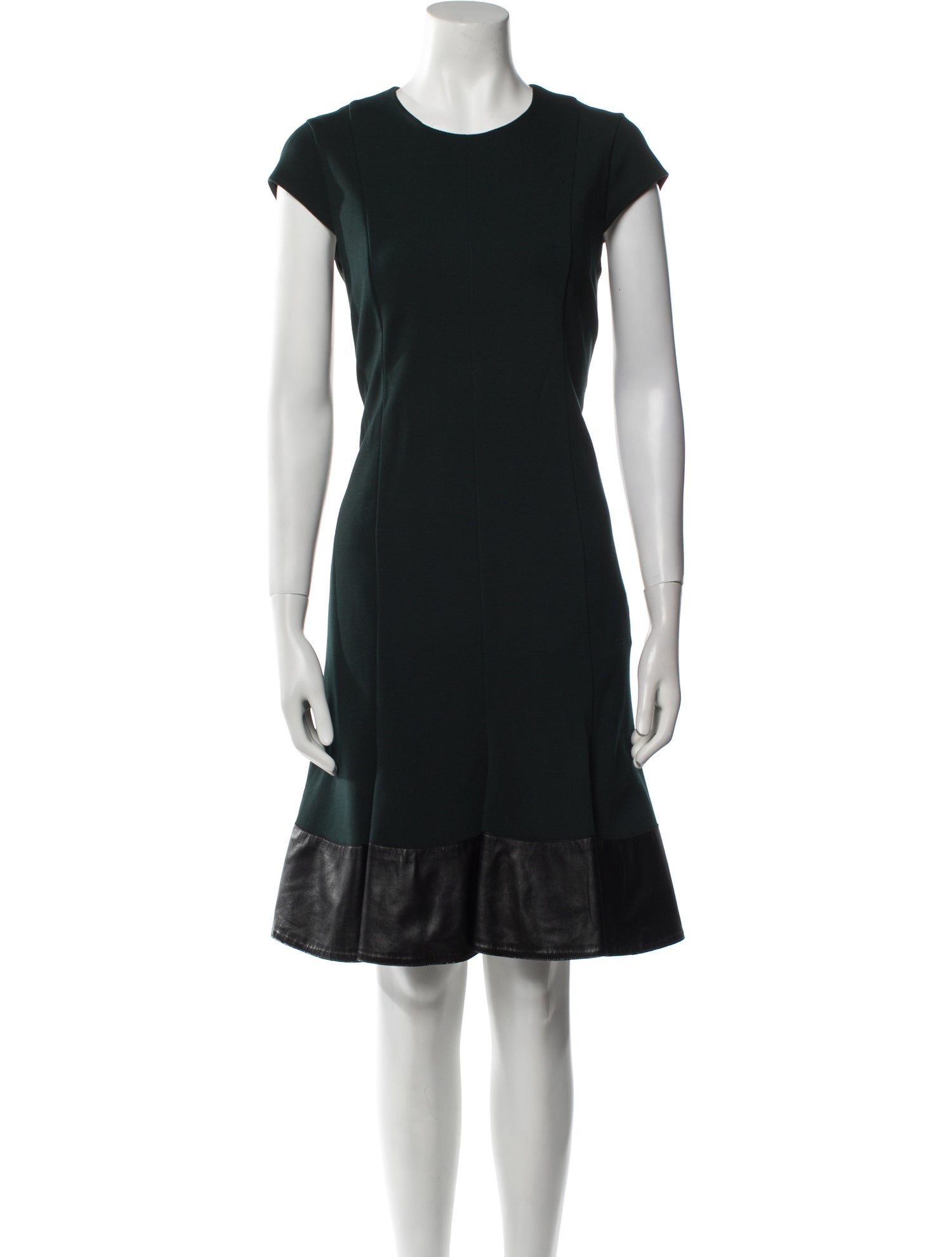 Akris Punto Crew Neck Knee-Length Dress