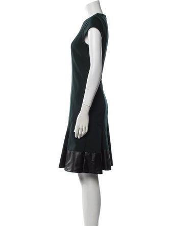 Akris Punto Crew Neck Knee-Length Dress
