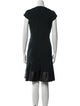 Akris Punto Crew Neck Knee-Length Dress