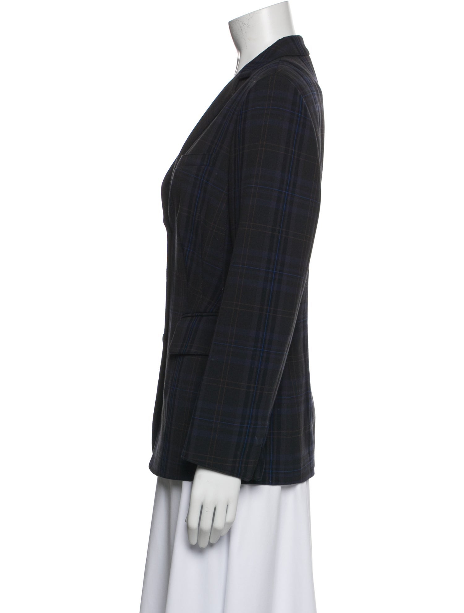 Akris Punto Plaid Print Blazer