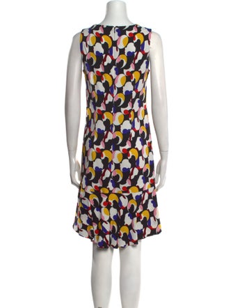 Akris Punto Printed Knee-Length Dress