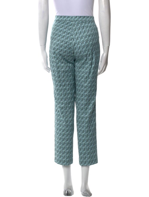 Akris Punto Printed Straight Leg Pants