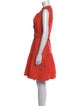 Akris Punto V-Neck Knee-Length Dress