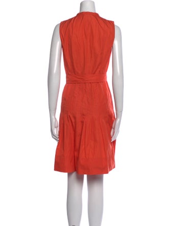 Akris Punto V-Neck Knee-Length Dress