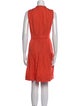 Akris Punto V-Neck Knee-Length Dress