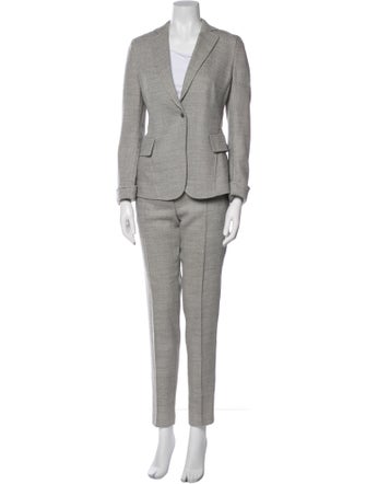 Akris Punto Wool Polka Dot Print Pantsuit