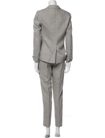 Akris Punto Wool Polka Dot Print Pantsuit