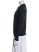 Akris Punto V-Neck Long Sleeve Sweatshirt