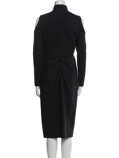 Akris Punto Turtleneck Midi Length Dress