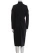 Akris Punto Turtleneck Midi Length Dress