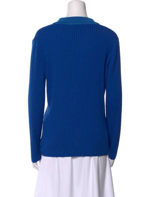 Akris Punto Virgin Wool V-Neck Sweater