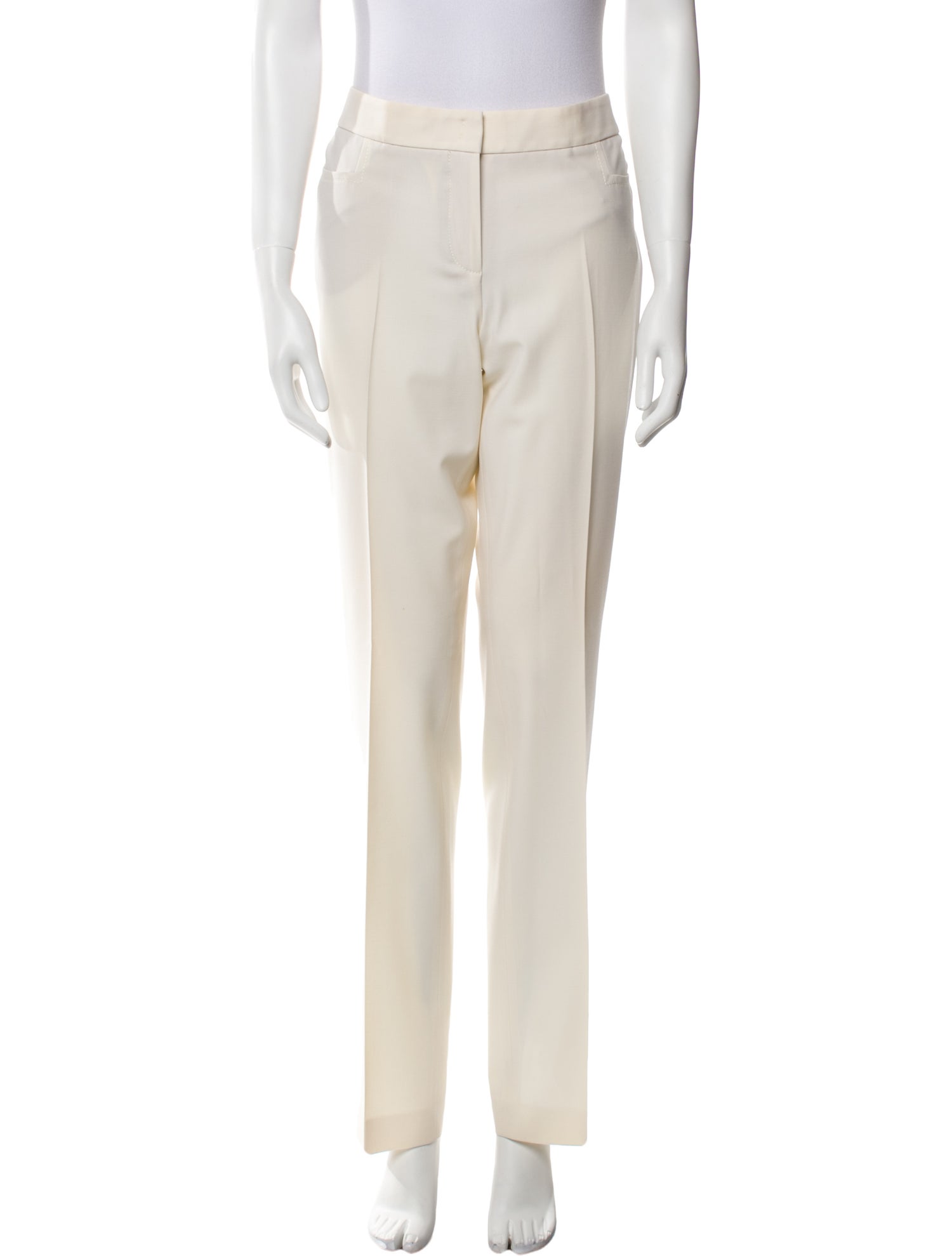 Akris Punto Wool Straight Leg Pants
