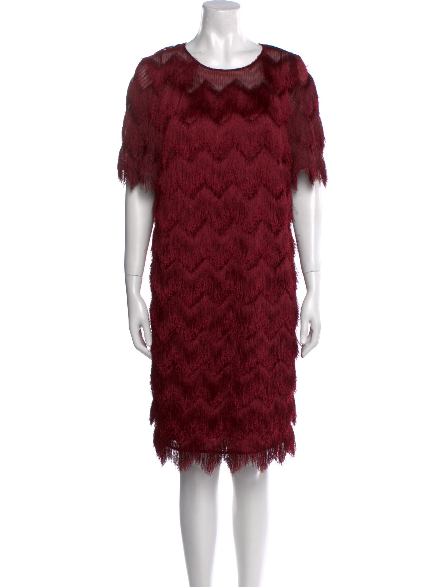 Akris Punto Striped Knee-Length Dress