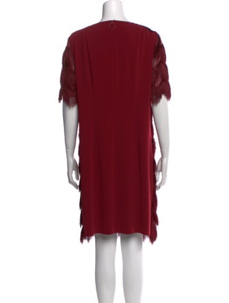 Akris Punto Striped Knee-Length Dress