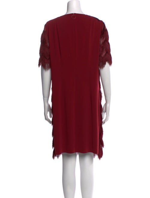 Akris Punto Striped Knee-Length Dress