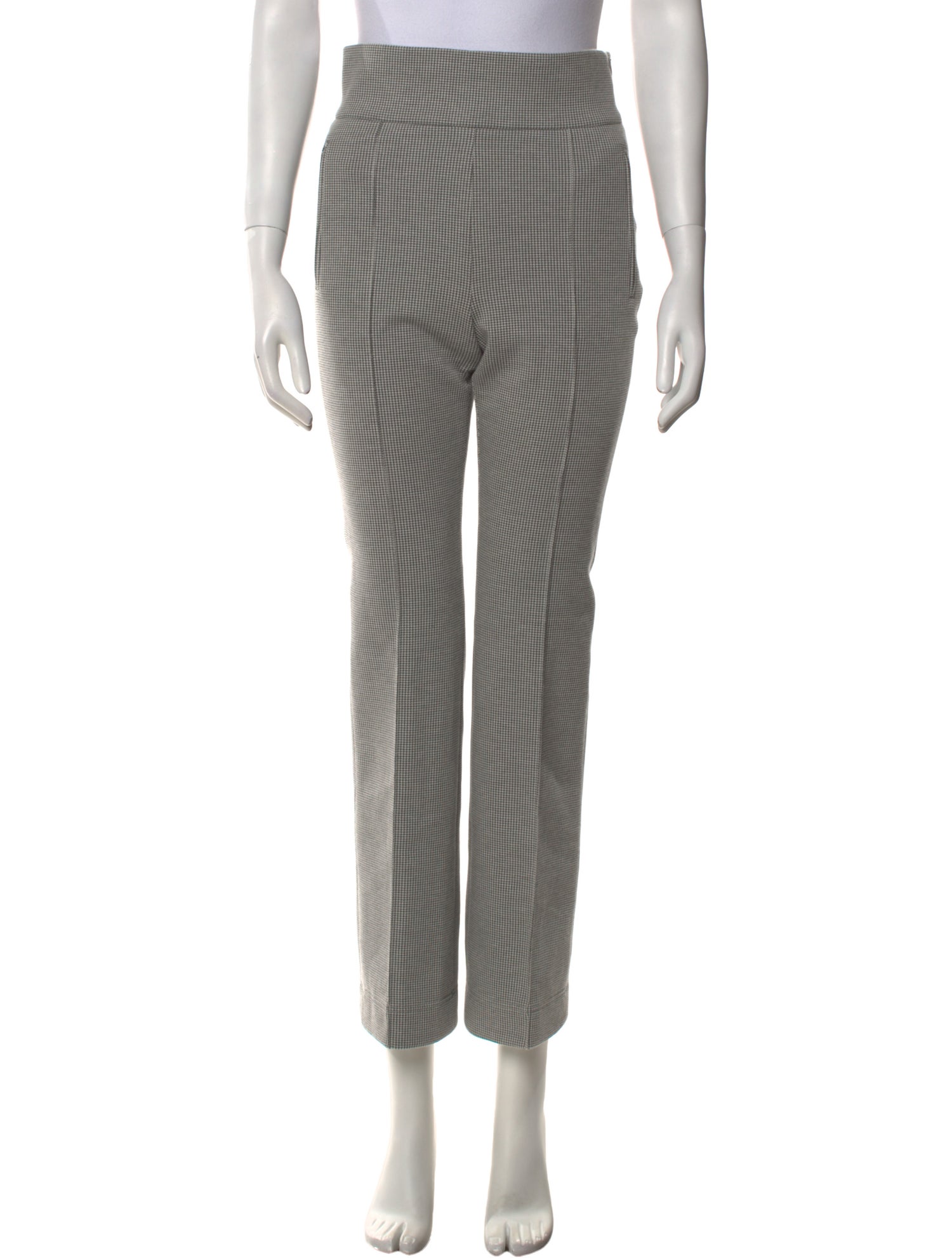 Akris Punto Plaid Print Wide Leg Pants w/ Tags