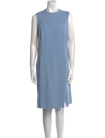 Akris Punto Crew Neck Knee-Length Dress