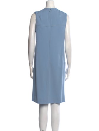 Akris Punto Crew Neck Knee-Length Dress
