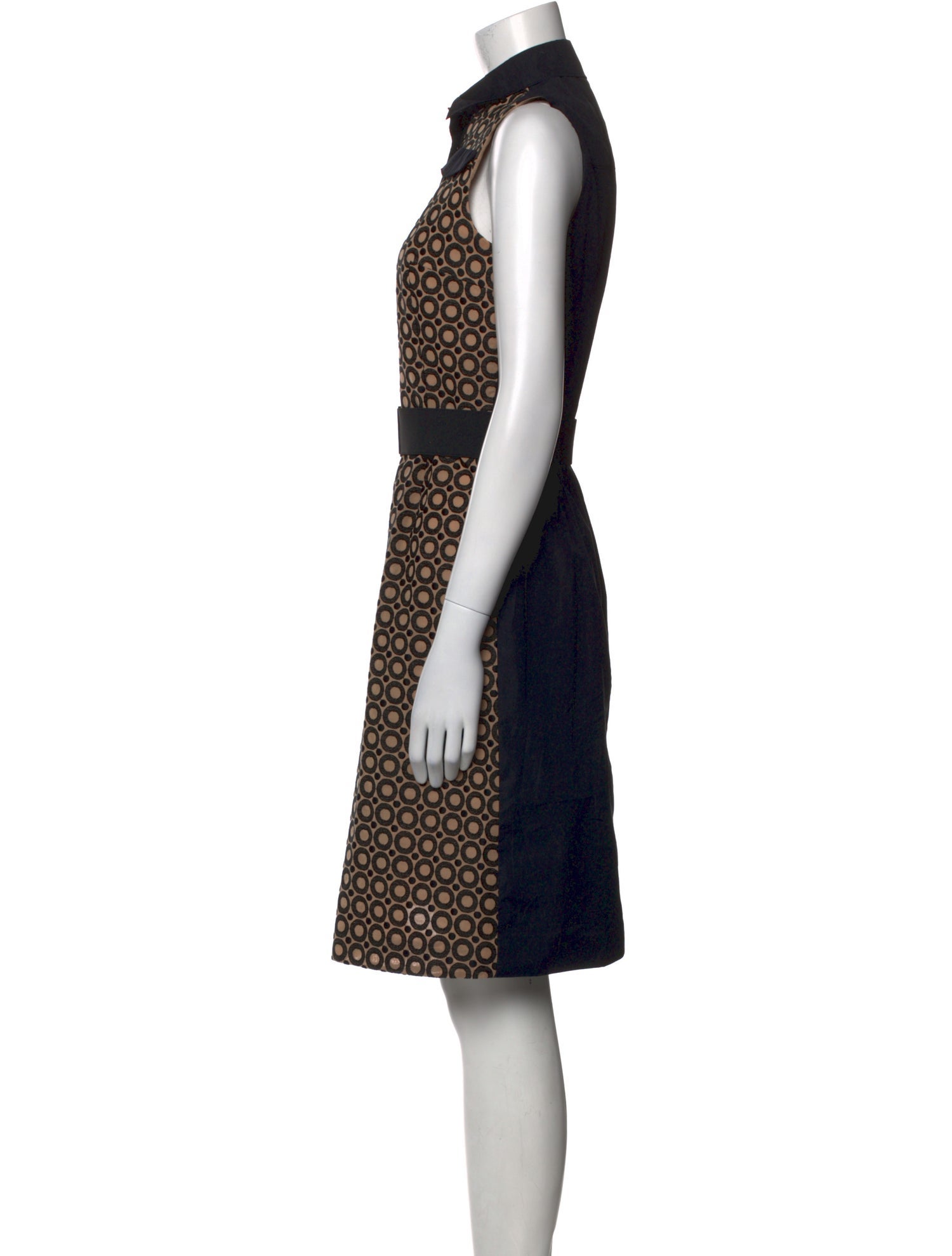 Akris Punto Printed Knee-Length Dress