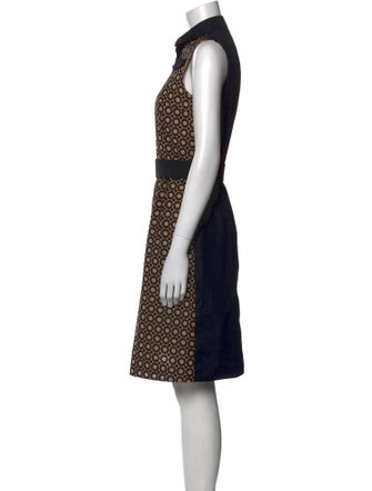 Akris Punto Printed Knee-Length Dress