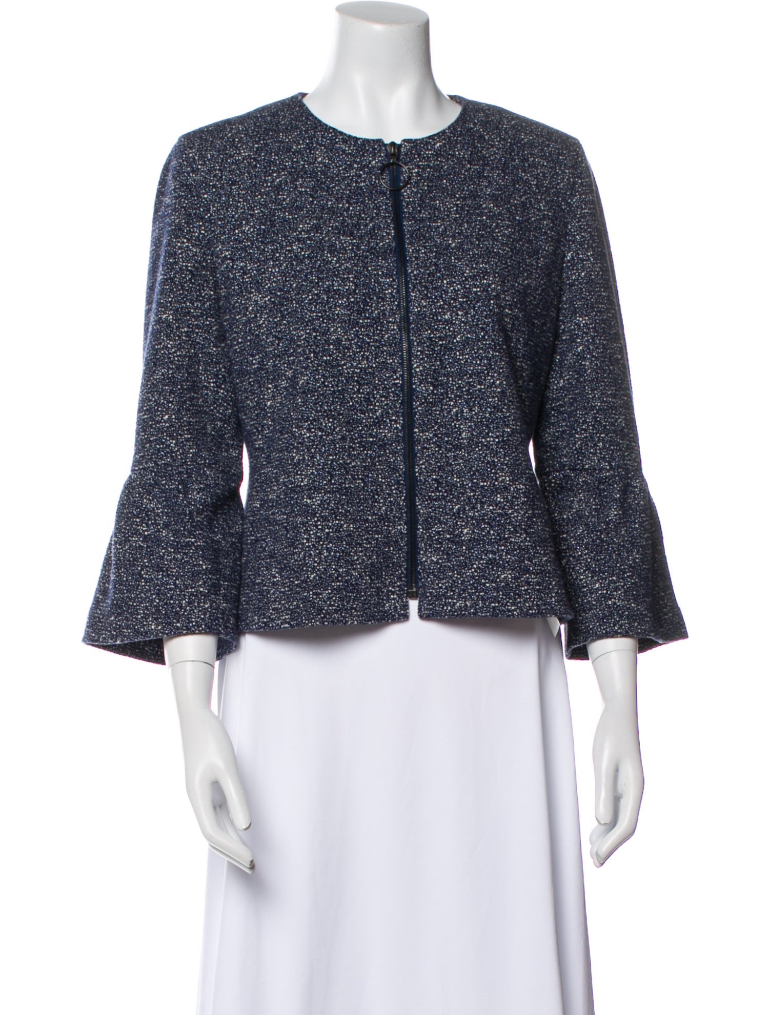 Akris Punto Tweed Pattern Evening Jacket