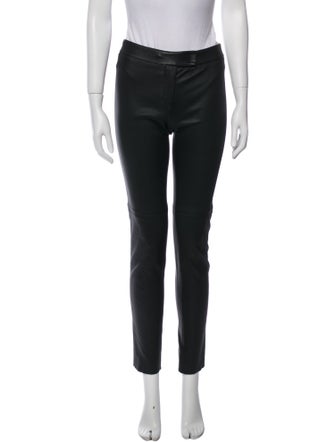 Akris Punto Lamb Fur Skinny Leg Pants