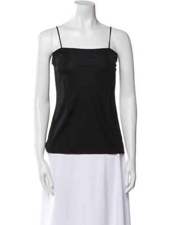 Akris Punto Square Neckline Sleeveless Top