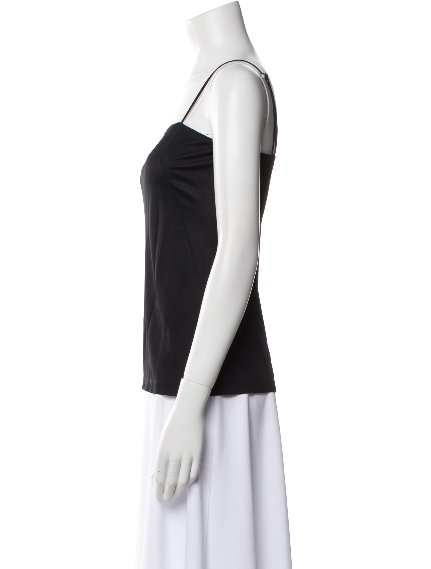 Akris Punto Square Neckline Sleeveless Top