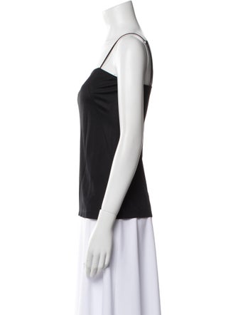 Akris Punto Square Neckline Sleeveless Top