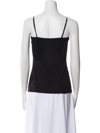 Akris Punto Square Neckline Sleeveless Top