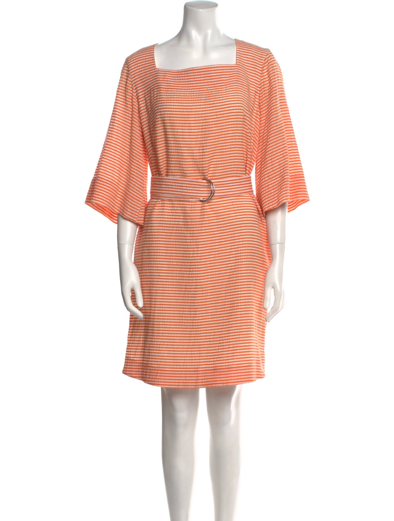 Akris Punto Striped Knee-Length Dress
