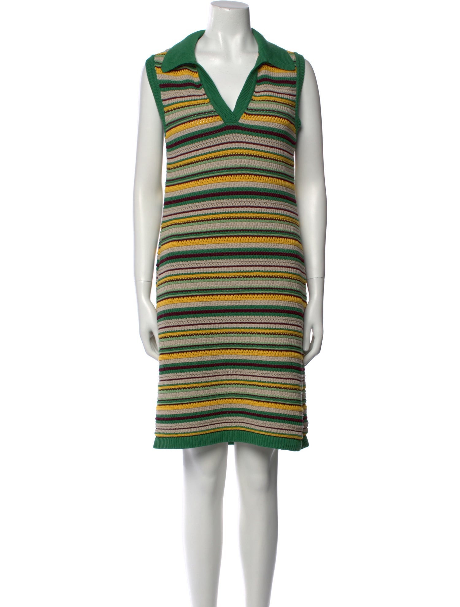 Akris Punto Striped Mini Dress