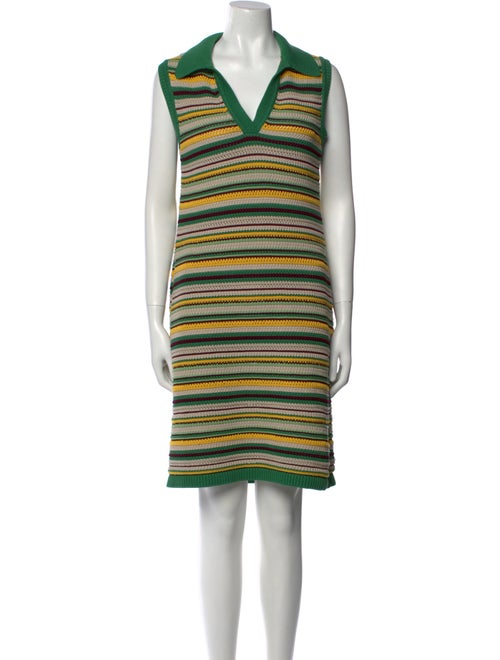 Akris Punto Striped Mini Dress