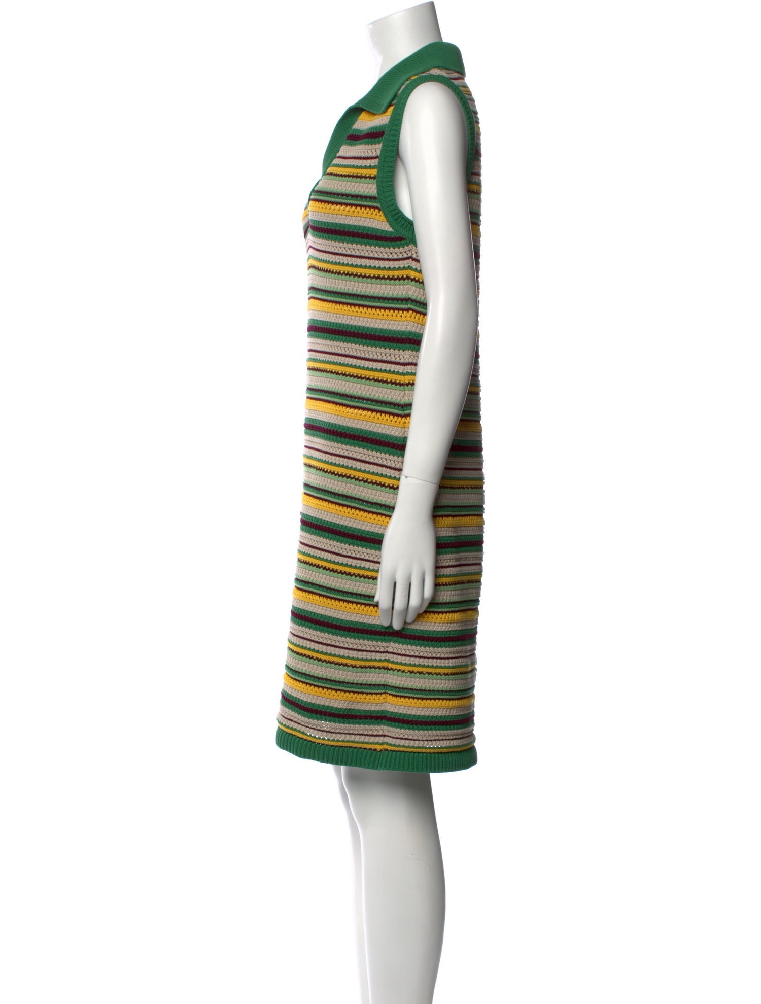 Akris Punto Striped Mini Dress