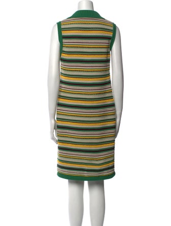 Akris Punto Striped Mini Dress