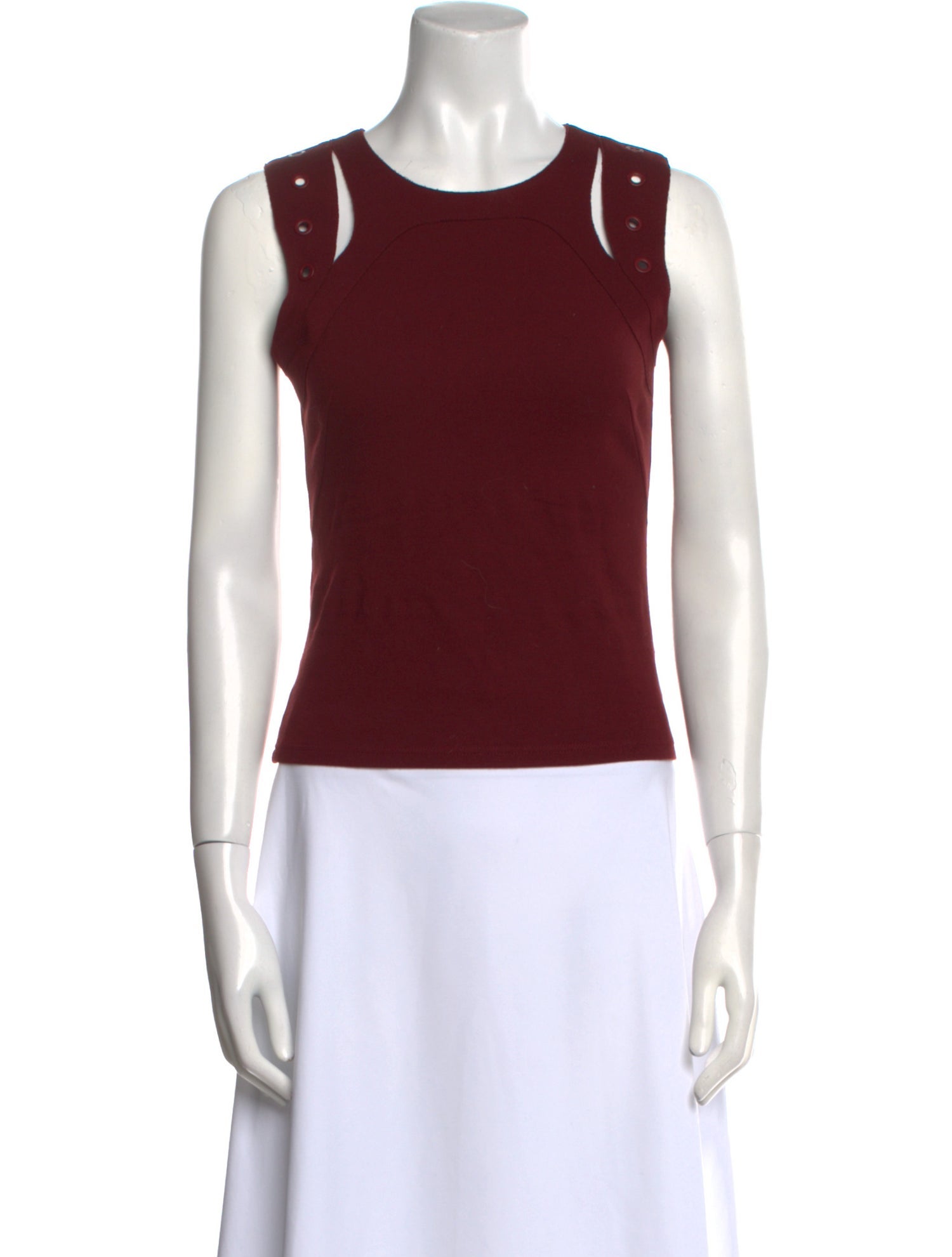 Akris Punto Scoop Neck Sleeveless Top