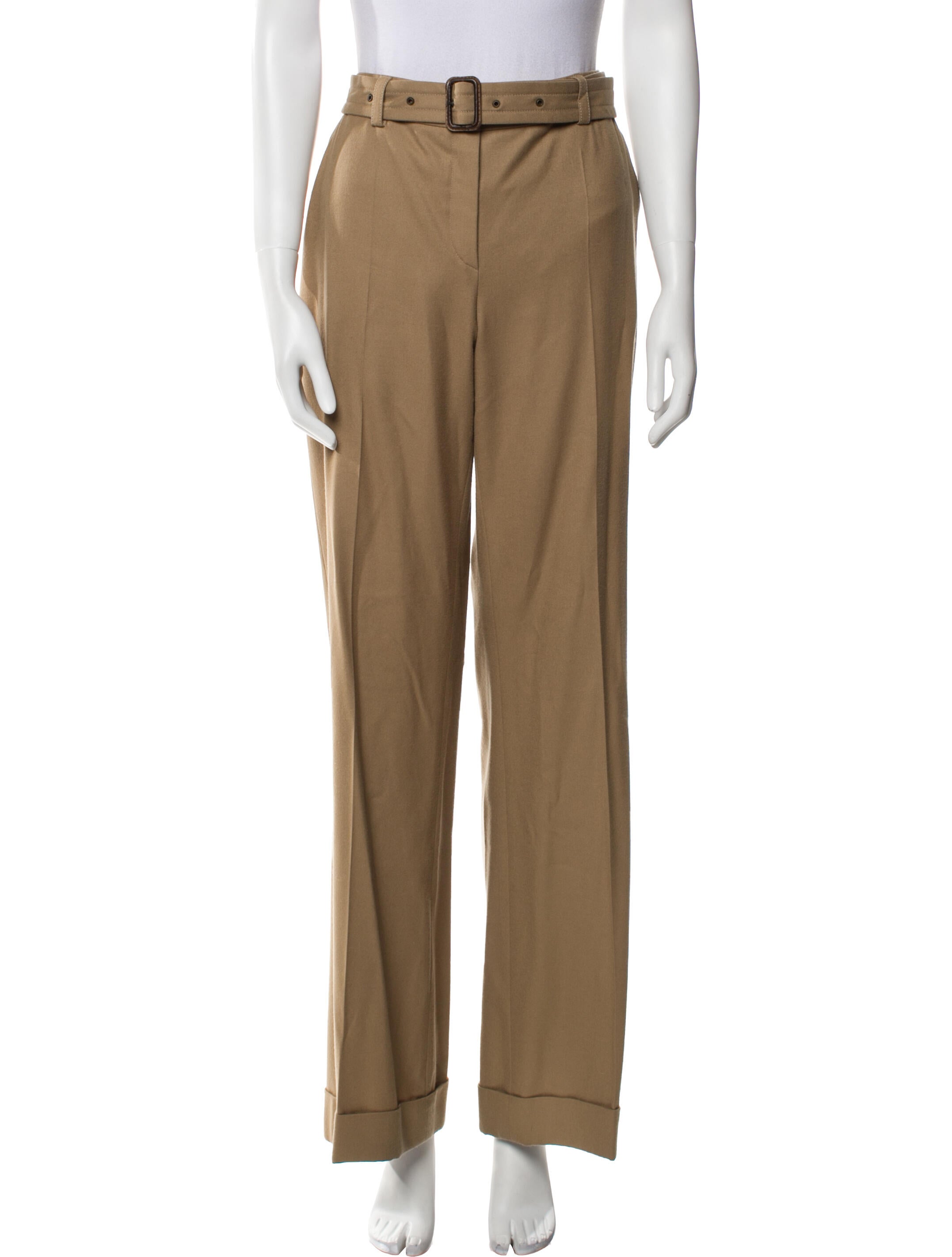 Akris Punto Wool Wide Leg Pants