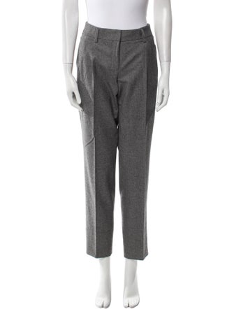 Akris Punto Wool Straight Leg Pants