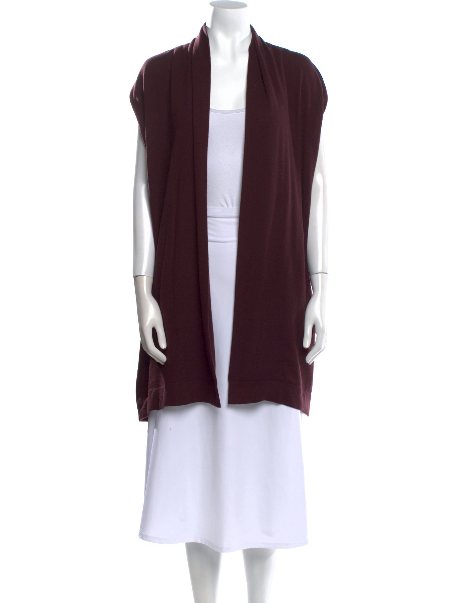 Akris Punto Wool Open Front Sweater