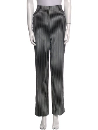 Akris Punto Striped Straight Leg Pants