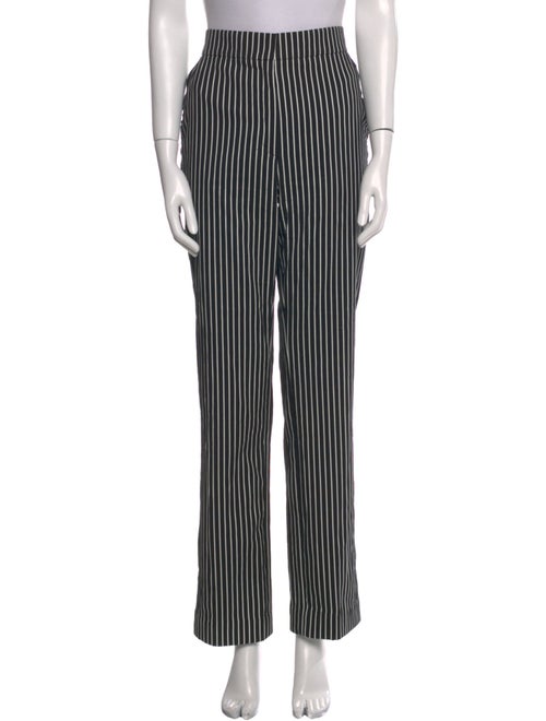 Akris Punto Striped Straight Leg Pants