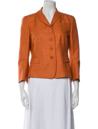 Akris Punto Silk Tweed Pattern Blazer