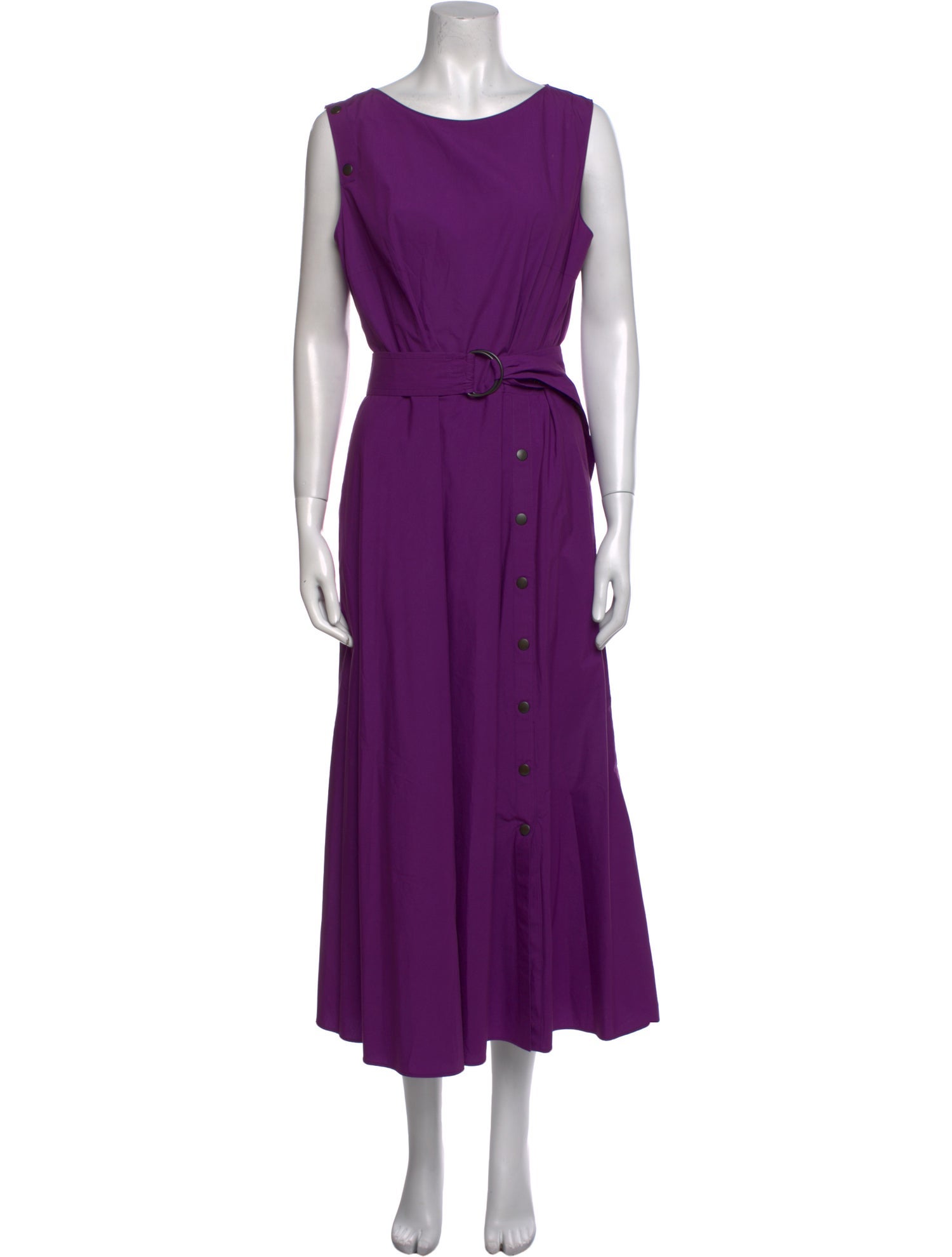 Akris Punto Scoop Neck Long Dress