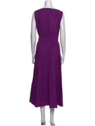 Akris Punto Scoop Neck Long Dress